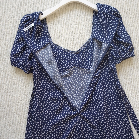 REFORMATION Kelby short Sleeve Midi Dress - Picture 9 of 11